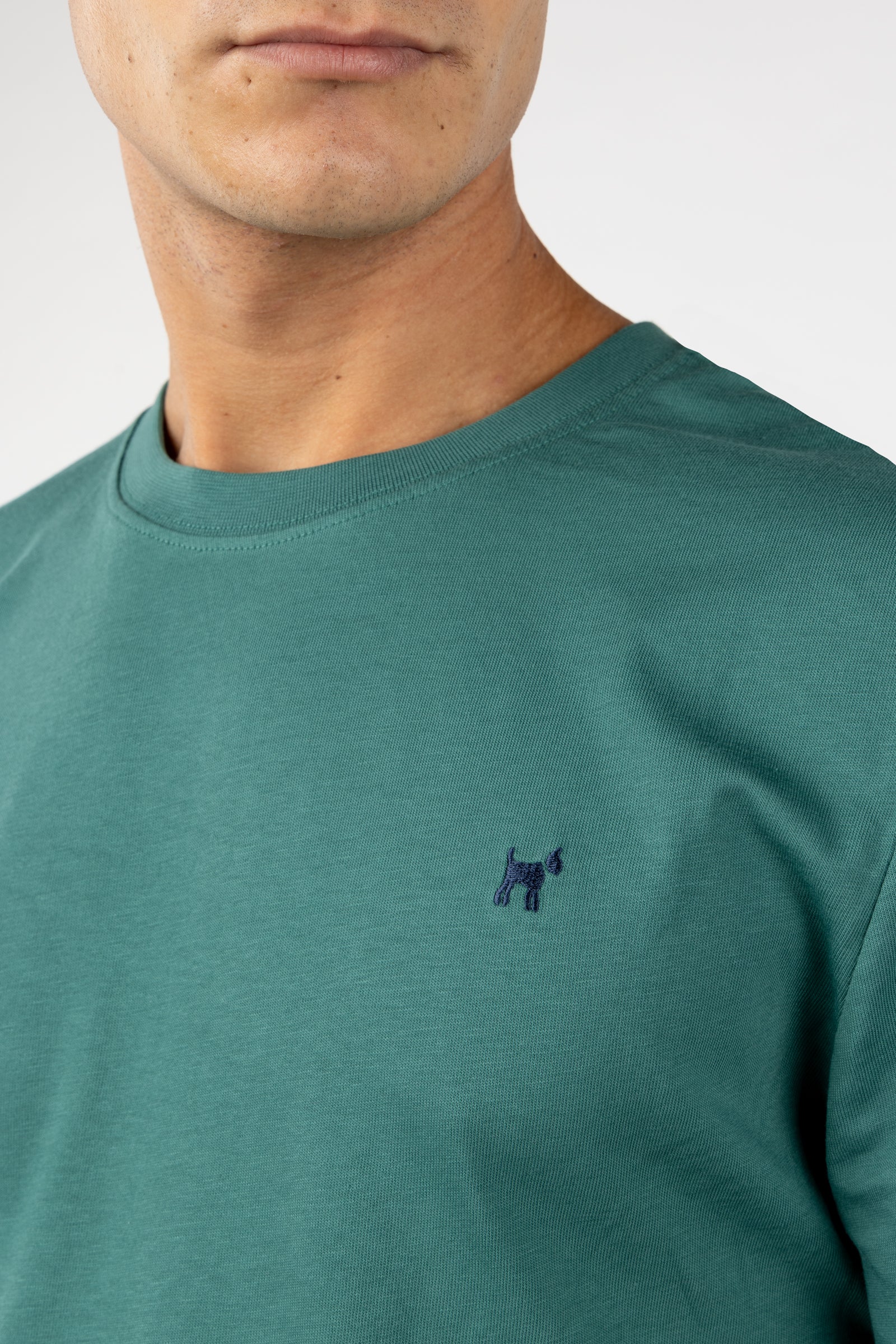 Camiseta clásica caqui suave