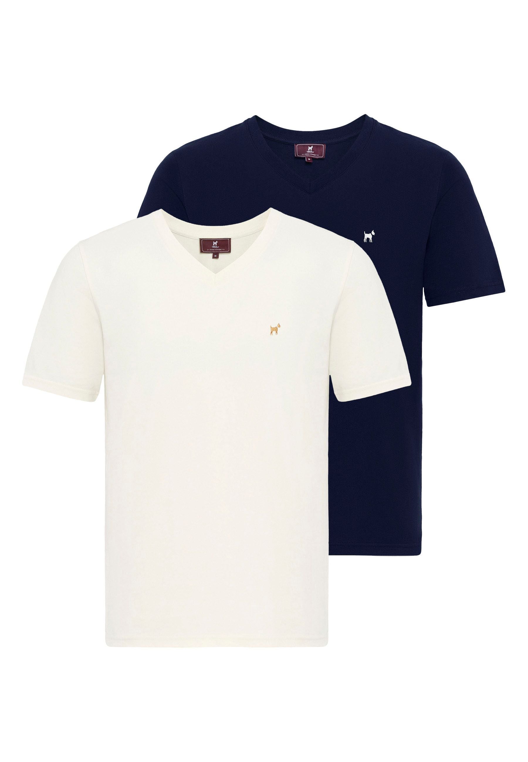 Pack de 2 camisetas cuello pico
