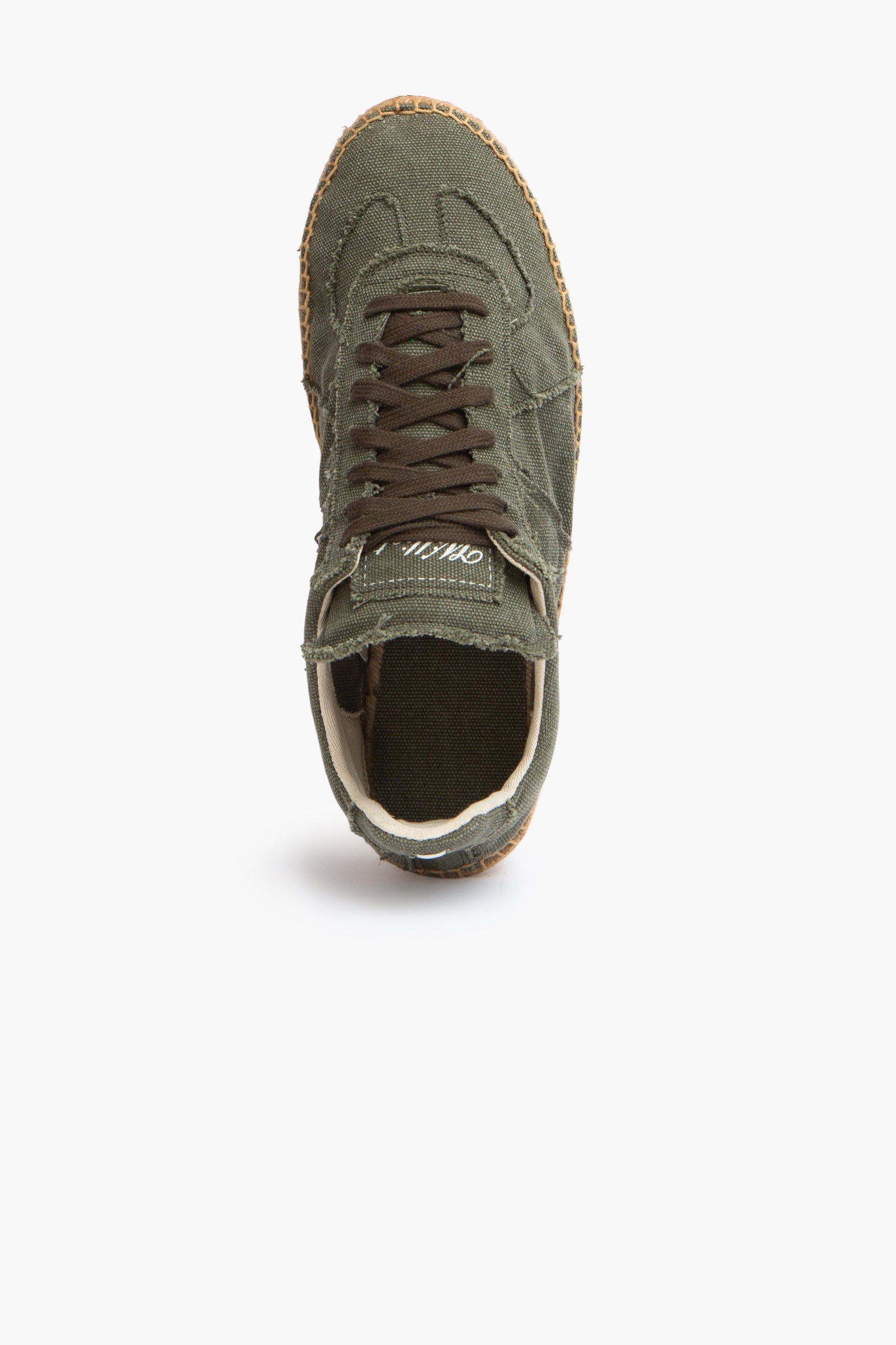 Zapatilla de yute caqui