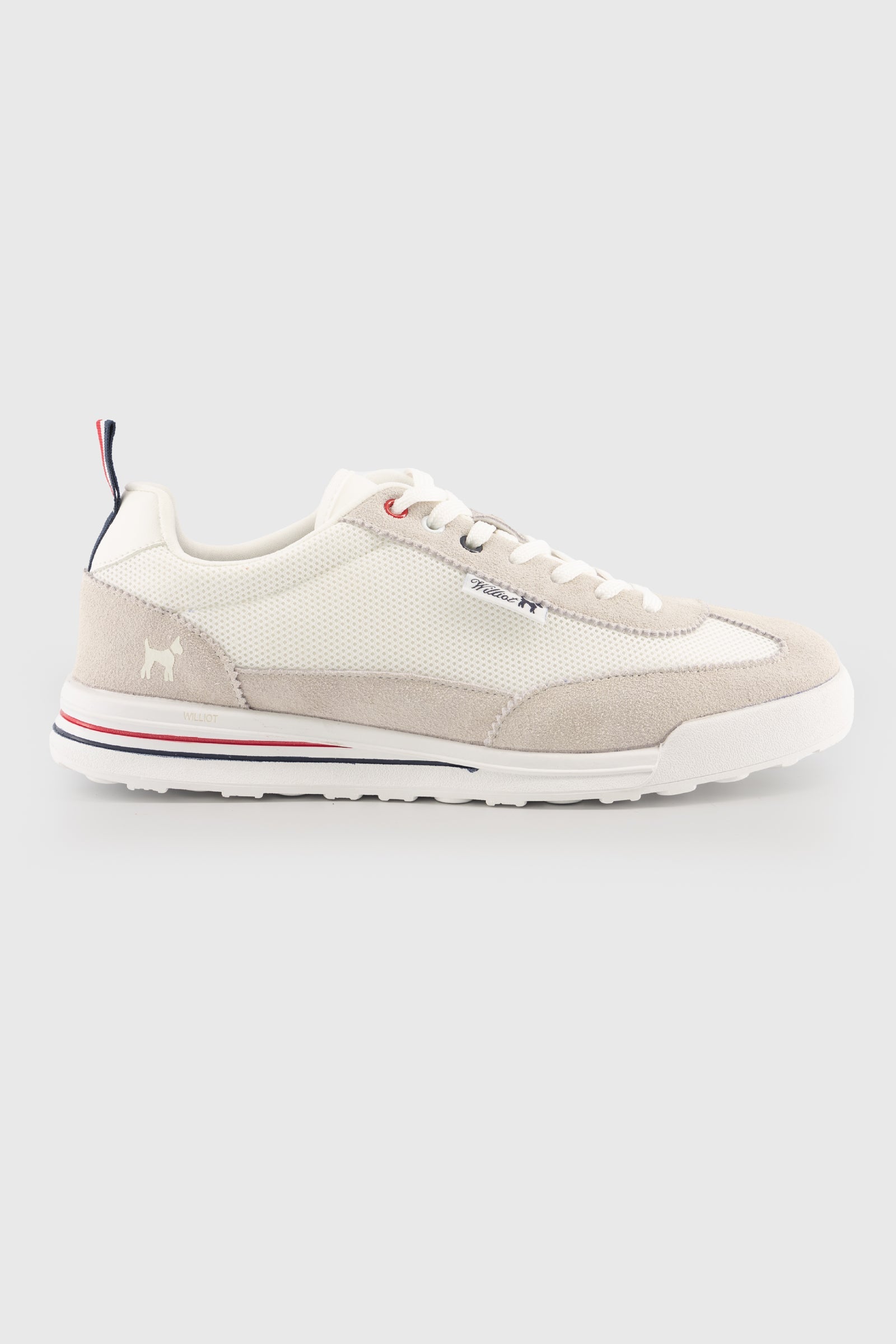 Zapatilla urbana de malla blanca
