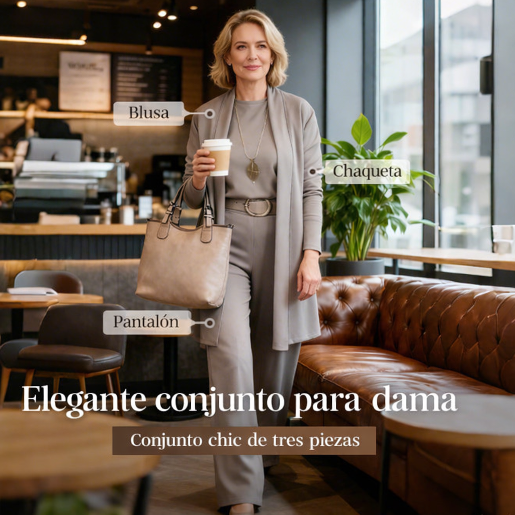 Clea | Elegante conjunto de 3 piezas para mujer