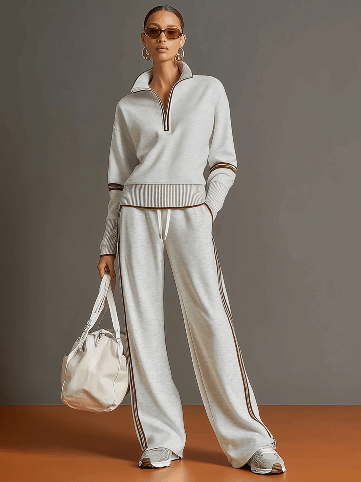 Marieta | blusa y pantalones de pierna ancha